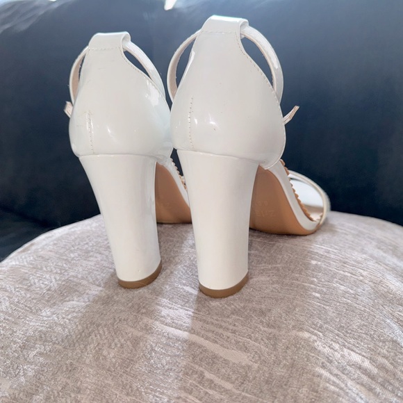 ZriEy Women's Chunky High Heels 4 Inches Block High heels - Picture 7 of 7